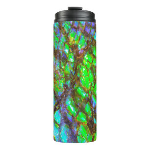 Falln Peacock Ammolite Thermosbecher