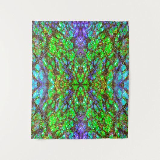 Falln Peacock Ammolite Wandteppich (Vorderseite)
