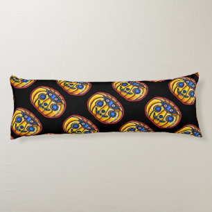 Falln Peeky Pumpkin Vintage Halloween Seitenschläferkissen