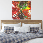 Falln Piedras Arcoiris Leinwanddruck (Insitu (Schlafzimmer))