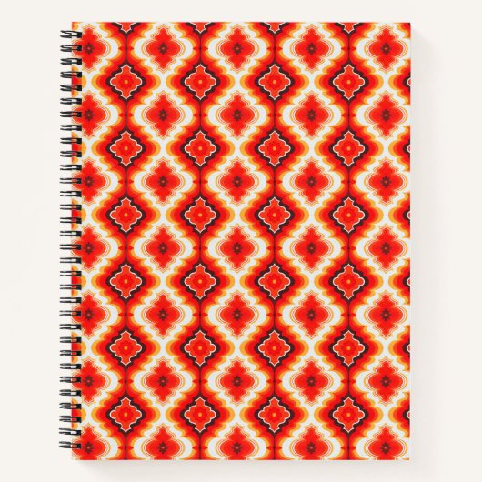 Falln Psychedelic Sunset Notizblock (Vorderseite)