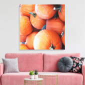 Falln Pumpkin Pile Leinwanddruck (Insitu (Wohnzimmer))