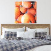 Falln Pumpkin Pile Leinwanddruck (Insitu (Schlafzimmer))