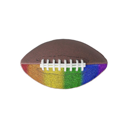 Falln Rainbow Glitter Gradient Football (Vorderseite)