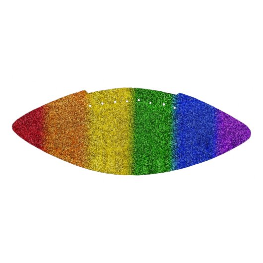 Falln Rainbow Glitter Gradient Football (Panel)