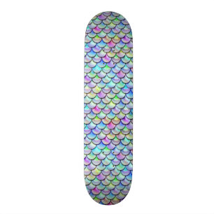 Falln Regenbogen-Blasen-Meerjungfrau-Skalen Skateboard