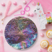 Falln Regenbogen-Felsen Pappteller (Party)