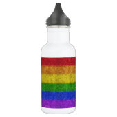 Falln Regenbogen-Glitzer-Steigung Trinkflasche (Links)