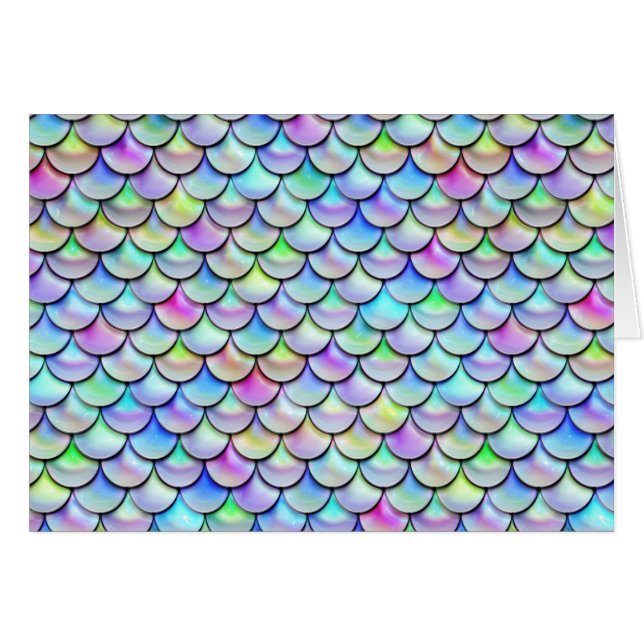 Falln-Regenbogenblase Mermaid-Skalen (Vorderseite (Horizontal))