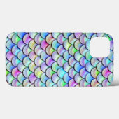 Falln-Regenbogenblase Mermaid-Skalen Case-Mate iPhone Hülle (Rückseite (Horizontal))
