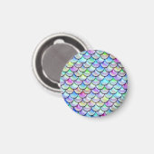 Falln-Regenbogenblase Mermaid-Skalen Magnet (Vorderseite/Rückseite)
