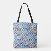 Falln-Regenbogenblase Mermaid-Skalen Tasche (Rückseite)