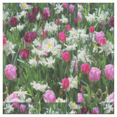 Falln romantischer Frühlings-Morgen Stoff (Nahaufnahme)