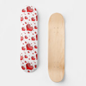 Falln rote Herzen (Sie wählen Hintergrundfarbe aus Skateboard (Vorderseite)