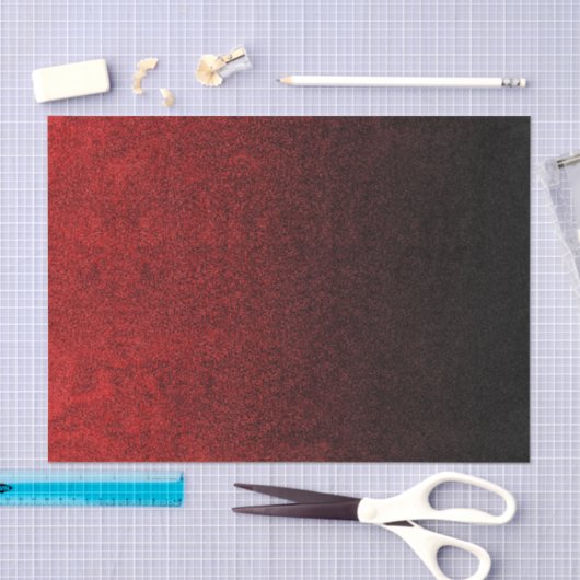 Falln rote u. schwarze Glitzer-Steigung Seidenpapier (Handwerk)