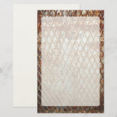 Falln Rusty Grate Briefpapier (Vorne/Hinten)