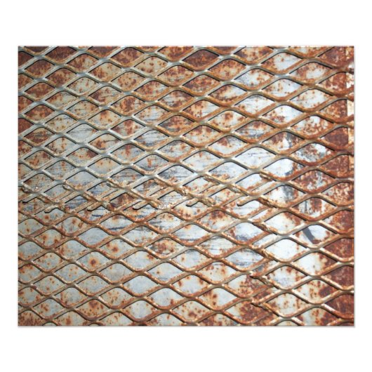 Falln Rusty Grate Fotodruck (Vorne)