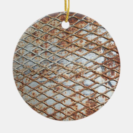 Falln Rusty Grate Keramik Ornament (Vorne)