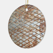 Falln Rusty Grate Keramik Ornament (Links)