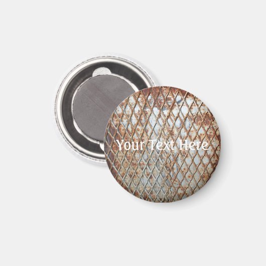 Falln Rusty Grate Magnet (Vorderseite/Rückseite)
