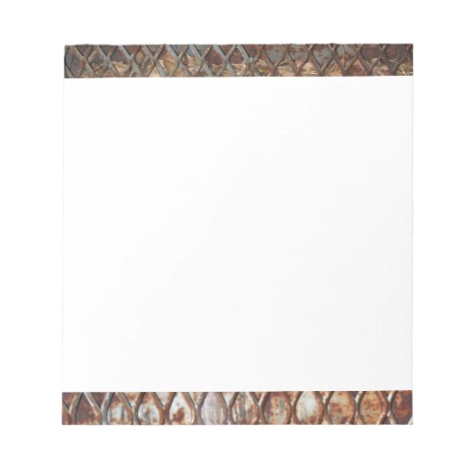 Falln Rusty Grate Notizblock (Vorderseite)