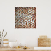 Falln Rusty Grate Poster (Küche)