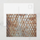Falln Rusty Grate Postkarte (Vorne/Hinten)