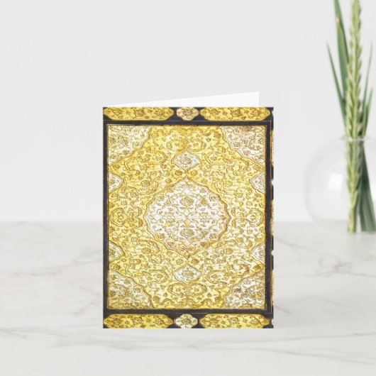 Falln Sacred Gold Feiertagskarte (Vorderseite)