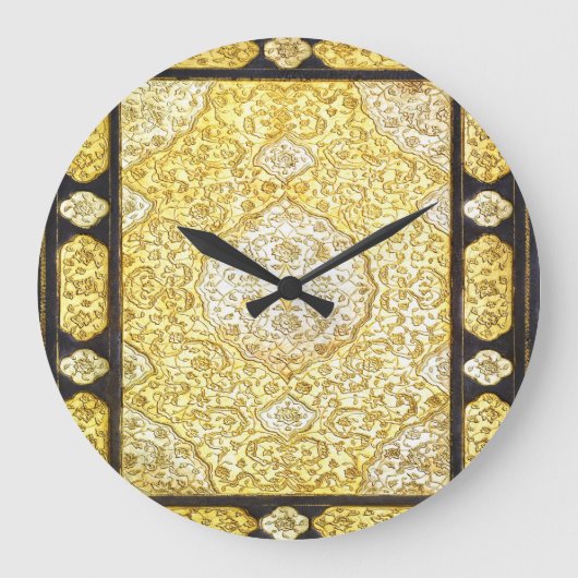 Falln Sacred Gold Große Wanduhr (Vorderseite)