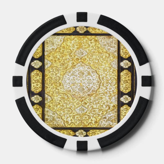 Falln Sacred Gold Pokerchips (Vorderseite)