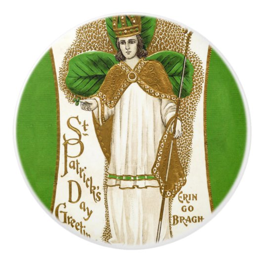 Falln Saint Patrick Keramikknauf (Vorderseite)