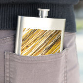 Falln schimmernder Goldfoil Flachmann (Beispiel)