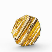 Falln schimmernder Goldfoil Fotoblock (Links)