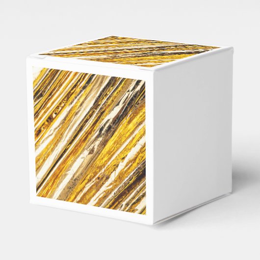 Falln schimmernder Goldfoil Geschenkschachtel (Vorderseite)