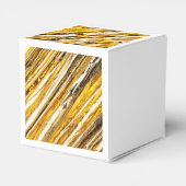 Falln schimmernder Goldfoil Geschenkschachtel (Rückseite)