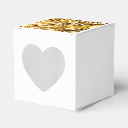 Falln schimmernder Goldfoil Geschenkschachtel (Vorderseite)