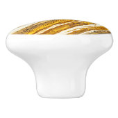 Falln schimmernder Goldfoil Keramikknauf (Seitenansicht)