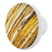 Falln schimmernder Goldfoil Keramikknauf (Rechts)