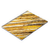 Falln schimmernder Goldfoil Notizblock (Linke Seite)