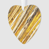 Falln schimmernder Goldfoil Ornament (Vorderseite)