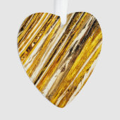 Falln schimmernder Goldfoil Ornament (Vorderseite)