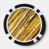 Falln schimmernder Goldfoil Pokerchips (Rückseite)