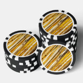 Falln schimmernder Goldfoil Pokerchips (Stapel)