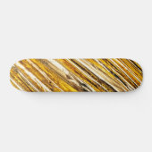 Falln schimmernder Goldfoil Skateboard (Horizontal)