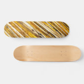 Falln schimmernder Goldfoil Skateboard (Horizontal)
