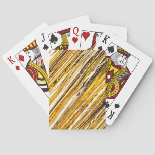 Falln schimmernder Goldfoil Spielkarten
