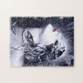 Falln Schmetterlings-Vorlagen-Kunst Puzzle (Horizontal)