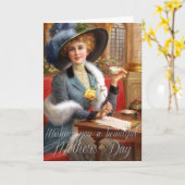 Falln schöner Muttertag Karte (Gelbe Blume)