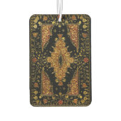 Falln Schwarz und Gold Blumenmuster Autolufterfrischer (Rückseite)