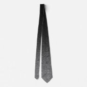 Falln Silber u. schwarze Glitzer-Steigung Krawatte (Rückseite)